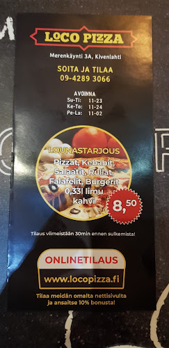 Opinii despre Loco Pizza în Espoo - Ravintola-ala
