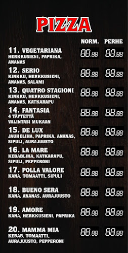 Ibo Kebab & Pizza - Ravintola-ala