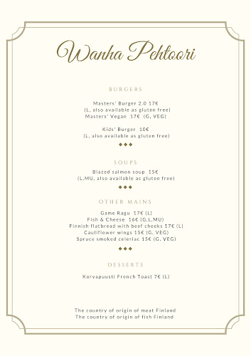 Ravintola Wanha Pehtoori