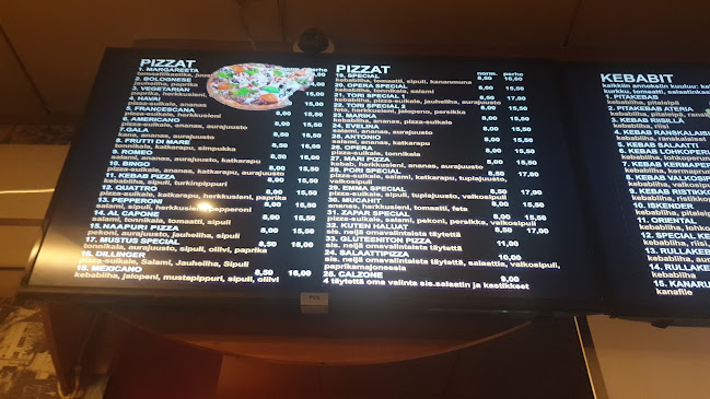 Opinii despre 06 Tori Kebab-Pizzeria în Pori - Ravintola-ala