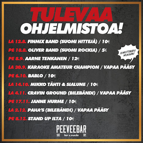 Comentarii opinii despre Peevee Bar Oy