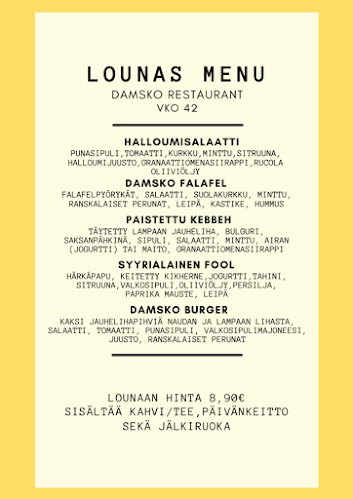 Opinii despre Damsko restaurant în Oulu - Ravintola-ala
