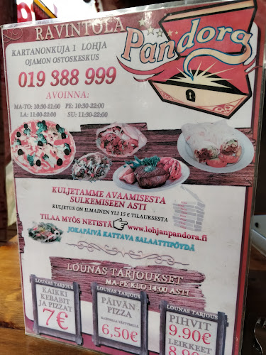 Lohjan Pandora - Ravintola-ala
