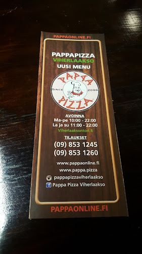 Reviews of Pappa Pizza Viherlaakso in Espoo - Ravintola-ala