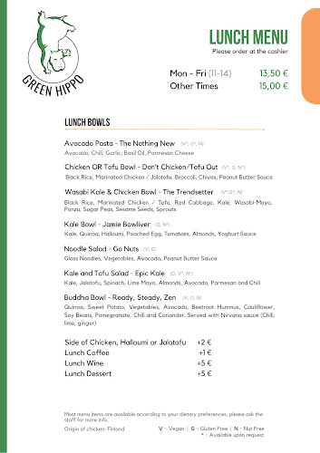 Restaurant Green Hippo - Töölö - Ravintola-ala