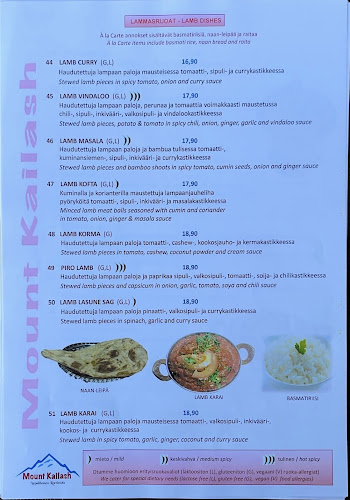 Ravintola Mount Kailash