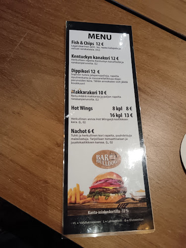 Bulldog Bar - Ravintola-ala