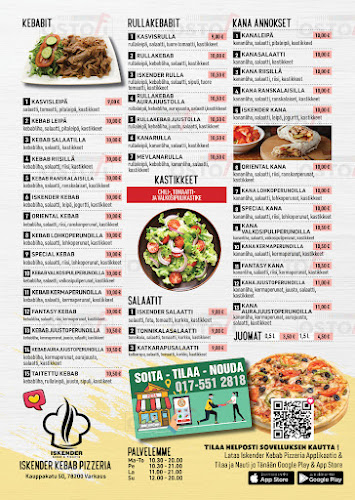 Iskender Kebab Pizzeria - Varkaus