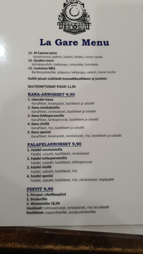 Opinii despre Pizzeria La Gare în Tampere - Ravintola-ala