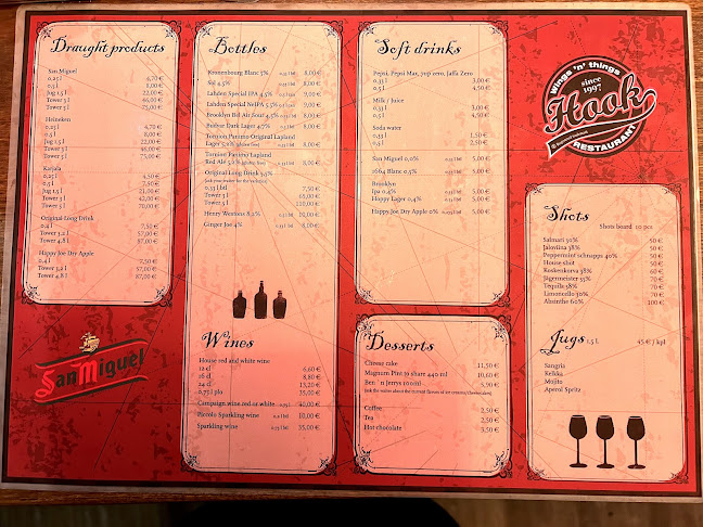 Opinii despre Hook Rovaniemi în Rovaniemi - Ravintola-ala