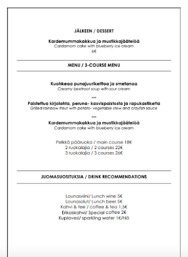 Opinii despre Ravintola Aino în Helsinki - Ravintola-ala