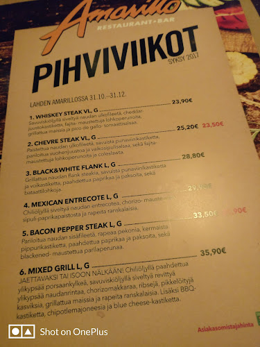 Opinii despre Amarillo Lahti în Lahti - Ravintola-ala