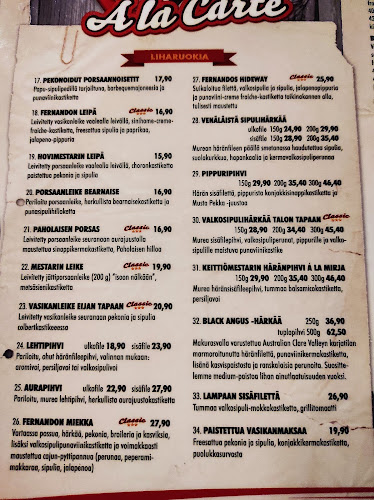 Ravintola Fernando - Ravintola-ala