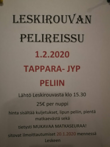 Ravintola Leskirouva - Ravintola-ala