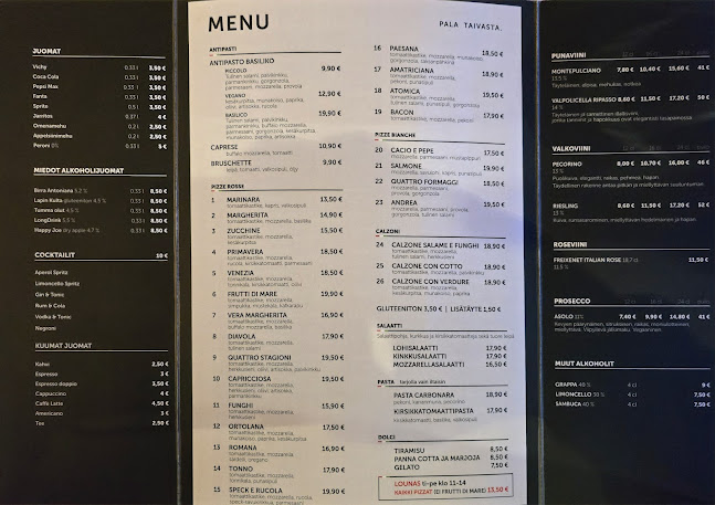 Opinii despre Pizzeria Basilikò în Tampere - Ravintola-ala