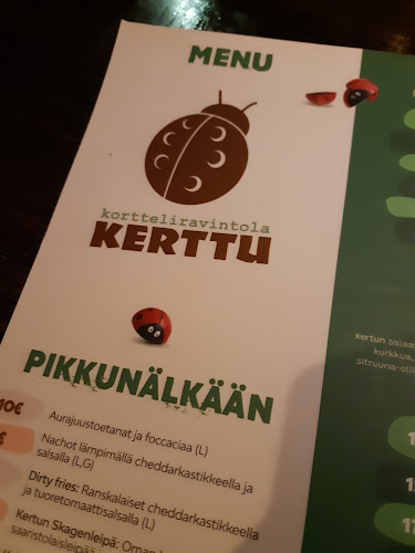 Kortteliravintola Kerttu Open Times