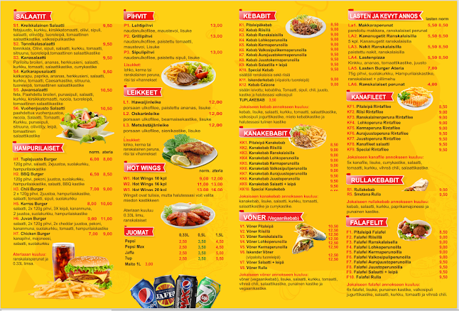 Juvanmalmin Pizza Kebab