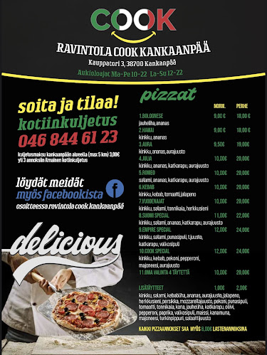 Opinii despre Ravintola Cook Kankaanpää în Kankaanpää - Ravintola-ala