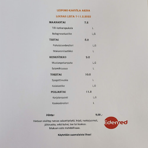 Arina - Ravintola-ala