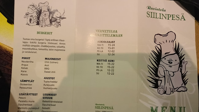 Comments and reviews of Ravintola Siilinpesä