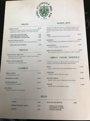 Reviews of O'Connell's Irish Bar in Tampere - Ravintola-ala