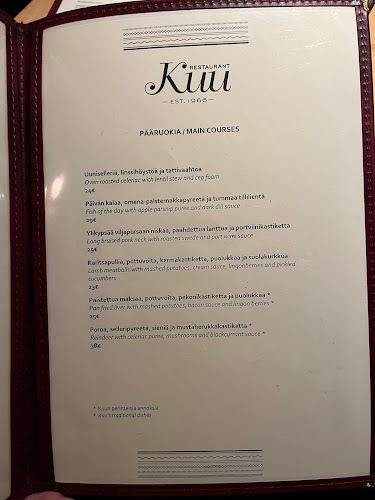 Ravintola Kuu - Helsinki