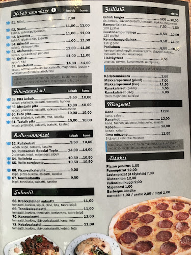 Lumijoki Ravintola Merita Pizza & Kebab