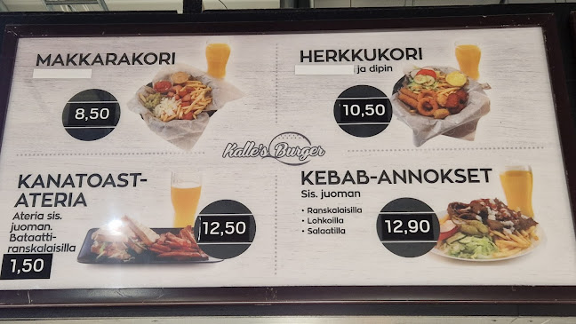 Opinii despre Kalle's Burger Corona în Kemi - Ravintola-ala