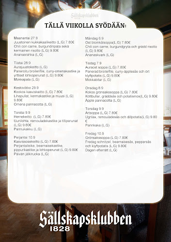 Sällskapsklubben - Ravintola-ala