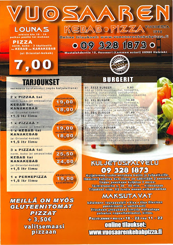Opinii despre Vuosaaren Kebab Pizza în Helsinki - Ravintola-ala