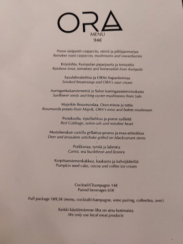 Ravintola Ora - Helsinki