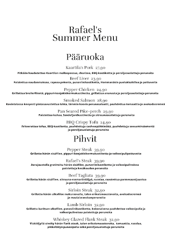 Rafael’s Steakhouse & Bistro - Ravintola-ala