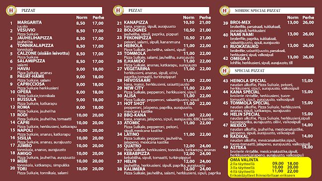 Helin pizzeria - Heinola