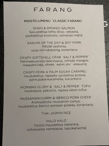 Ravintola Farang - Helsinki