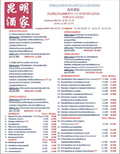 Kun Ming - Ravintola-ala