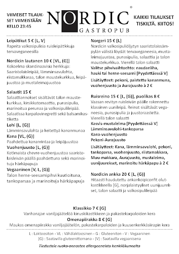 Gastropub Nordic - Tampere