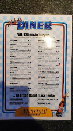Opinii despre Mike's Diner, Tikkurila în Vantaa - Ravintola-ala
