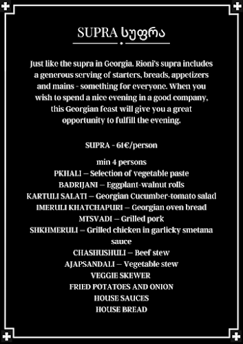 Opinii despre Rioni Tampere în Tampere - Ravintola-ala