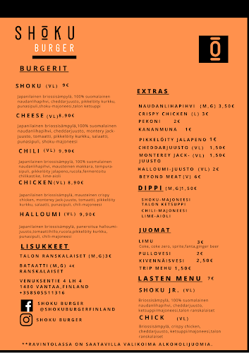 Shoku burger Vuorikatu