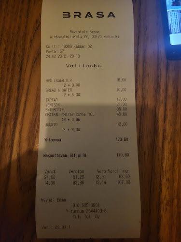 Brasa - Ravintola-ala