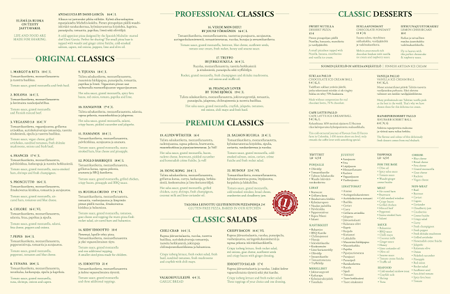 Classic Pizza Restaurant