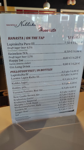 Ravintola Nallikari - Ravintola-ala