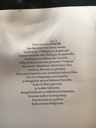 Opinii despre Ravintola Kuurna în Helsinki - Ravintola-ala