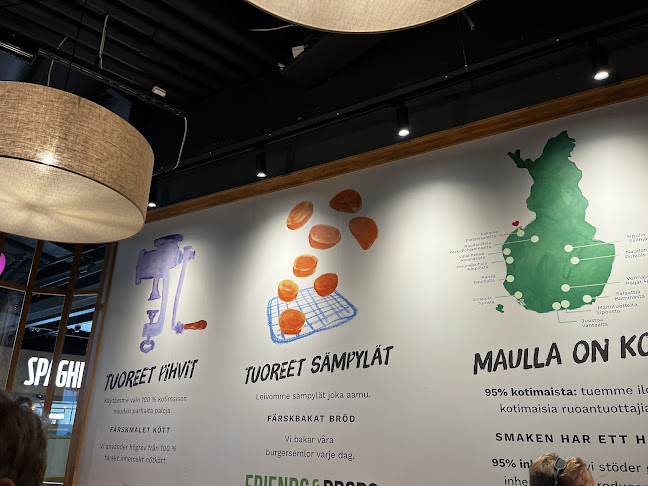 Friends & Brgrs Iso Omena - Ravintola-ala