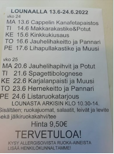 Asematie 14, 55300 Lappeenranta