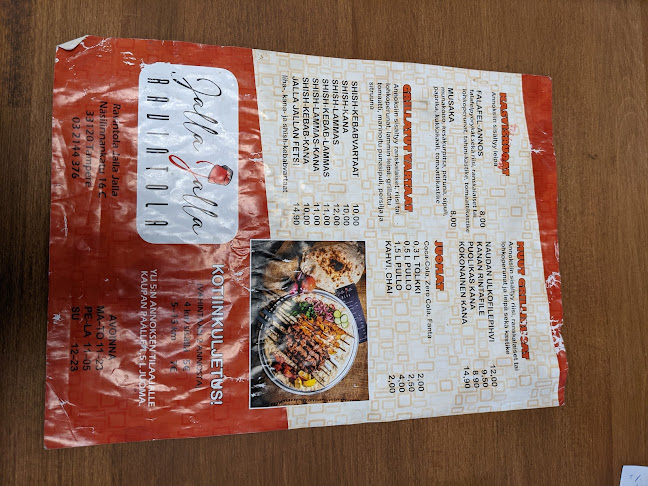 Reviews of Jalla Jalla in Tampere - Ravintola-ala