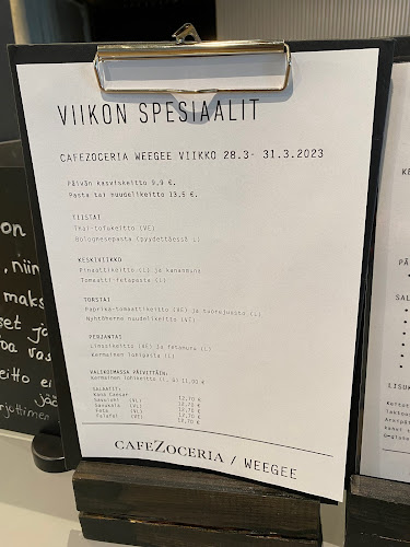 Cafe Zoceria WeeGee Open Times