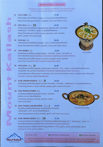 Ravintola Mount Kailash - Ravintola-ala