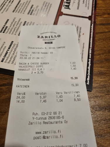 Zarillo Otavalankatu Phone number