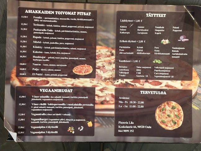 Reviews of Pizzeria Lila in Oulu - Ravintola-ala